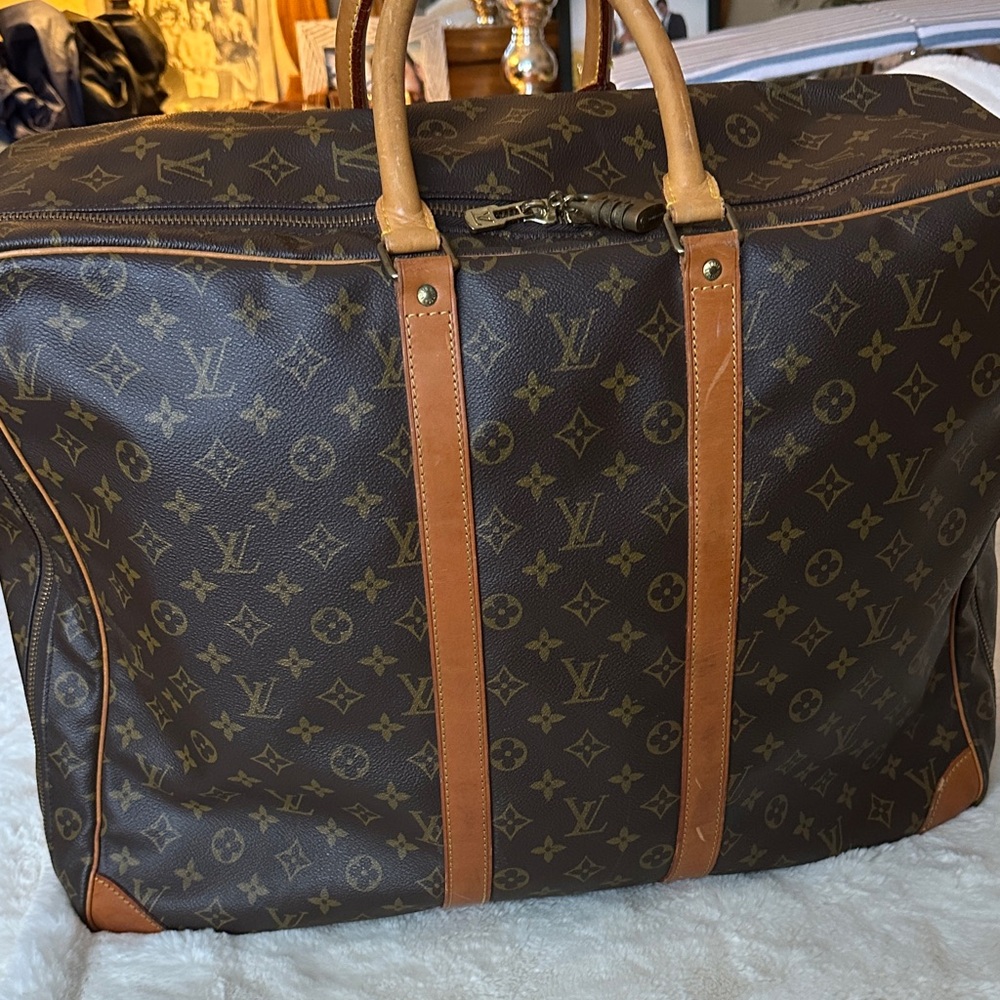 Louis Vuitton Dark Brown Monogram Travel Bag